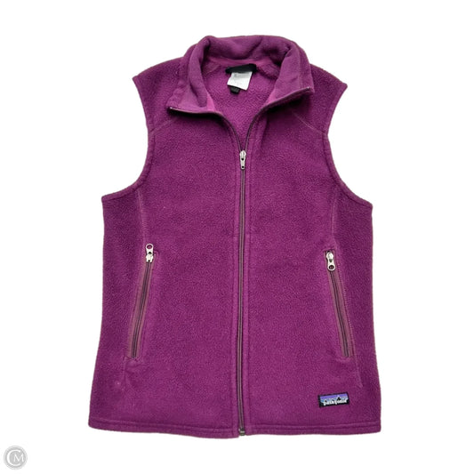 Vest Fleece By Patagonia In Purple, Size: S
