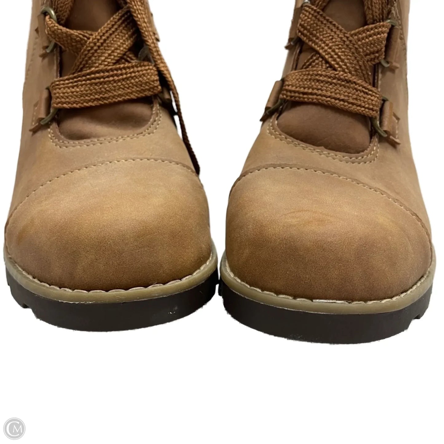 Boots Mid-calf Heels By Universal Thread In Brown, Size: 8