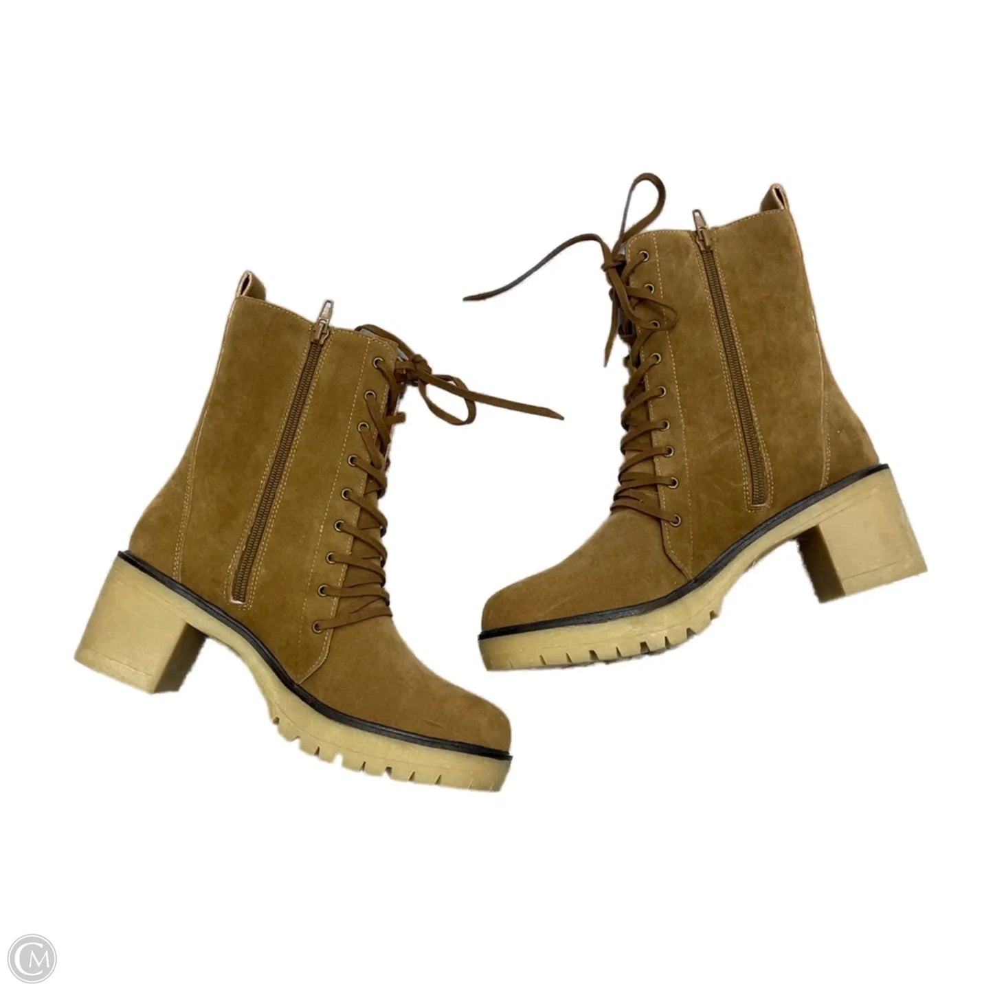 Boots Mid-calf Heels By Oasis Society In Brown, Size: 8