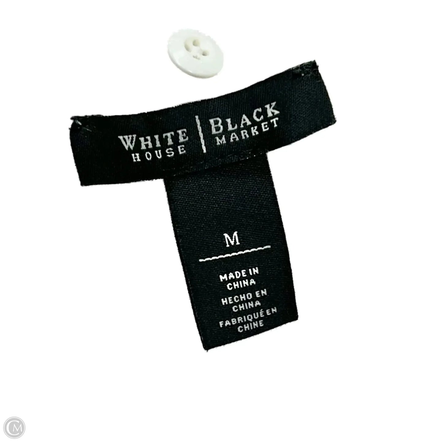Sweater Poncho By White House Black Market In Silver & White, Size: M