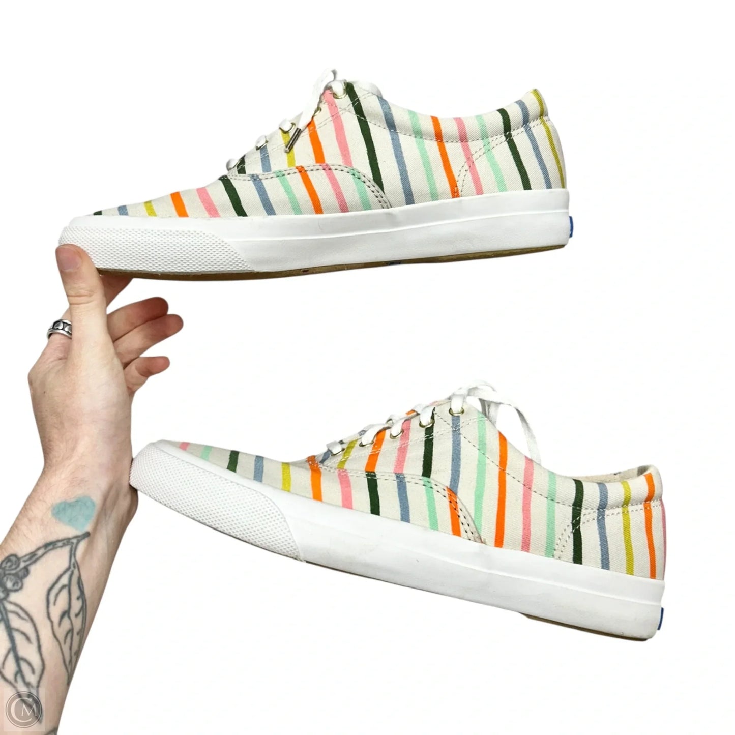 Shoes Sneakers By Keds In Striped Pattern, Size: 8.5