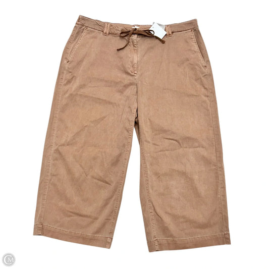 Pants Cropped By J. Jill In Brown, Size: 20
