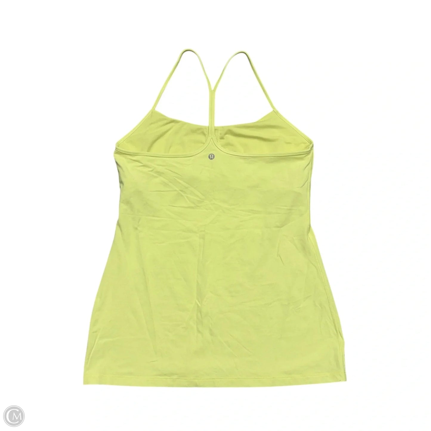 Athletic Tank Top By Lululemon In Yellow, Size: L