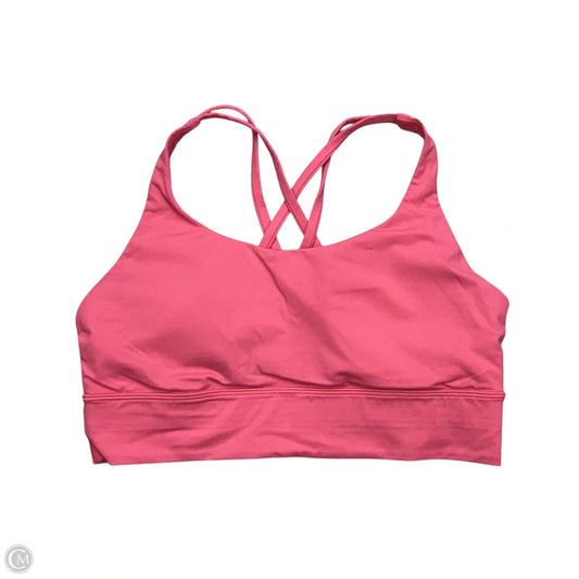 Athletic Bra By Lululemon In Pink, Size: M