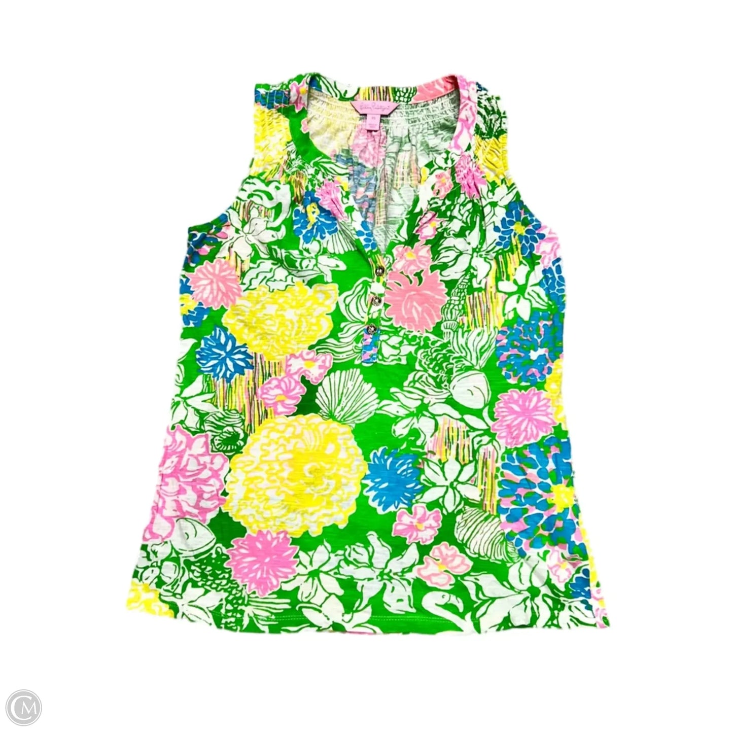 Top Sleeveless Designer By Lilly Pulitzer In Multi-colored, Size: Xs