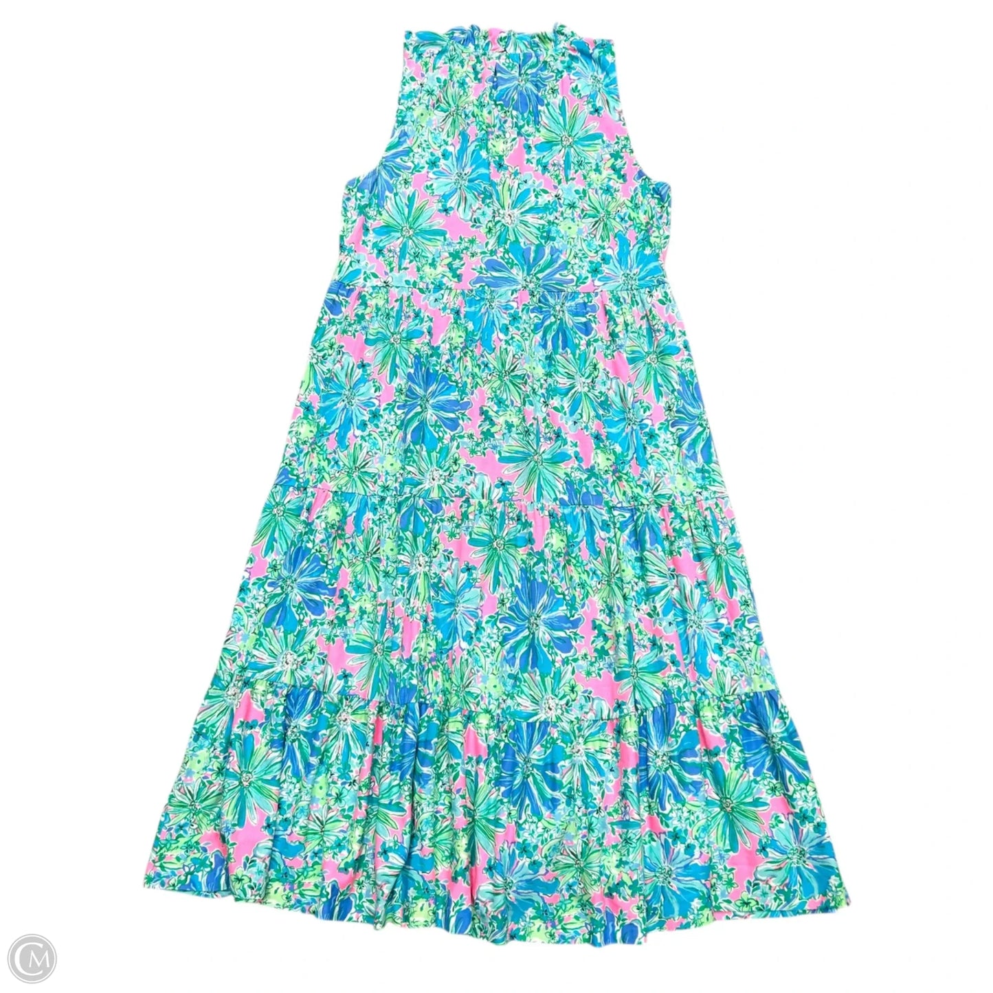 Dress Designer By Lilly Pulitzer In Blue & Pink, Size: M