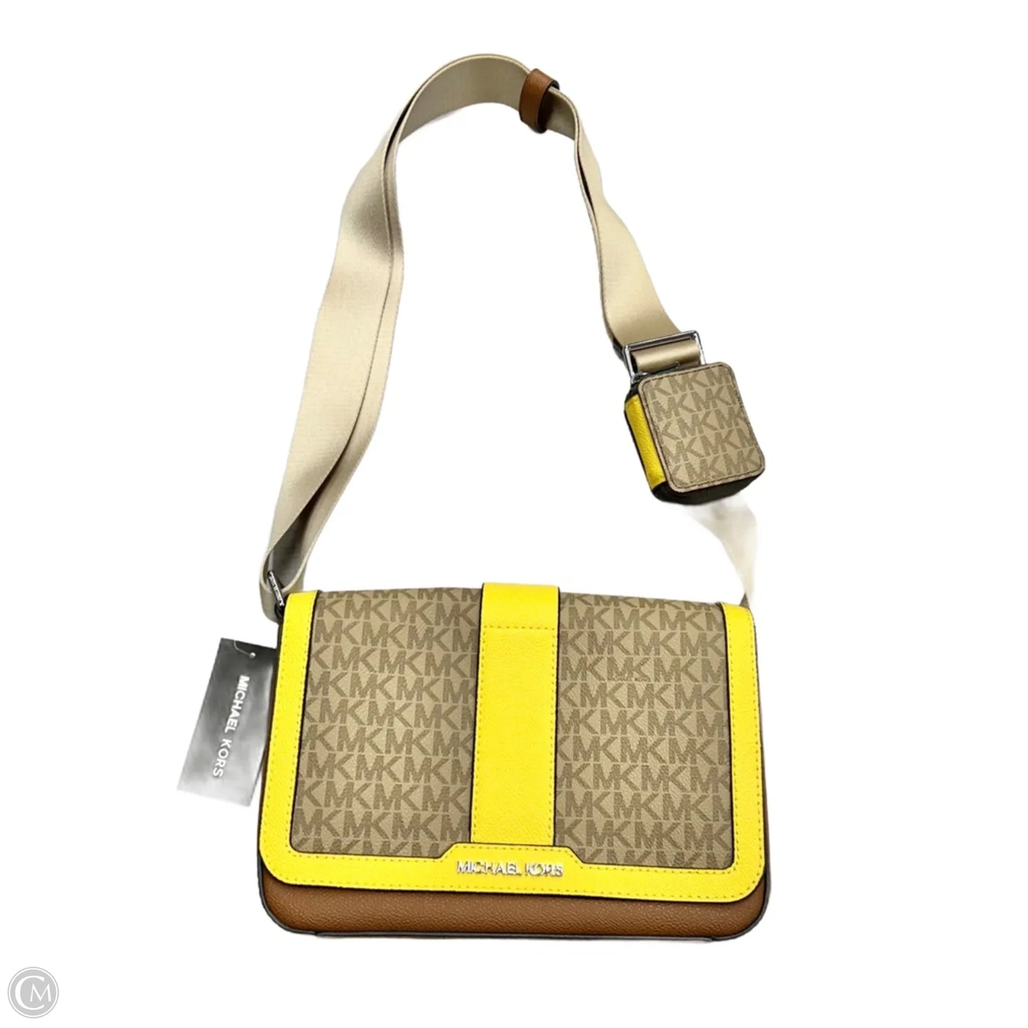 Crossbody Designer By Michael Kors, Size: Medium