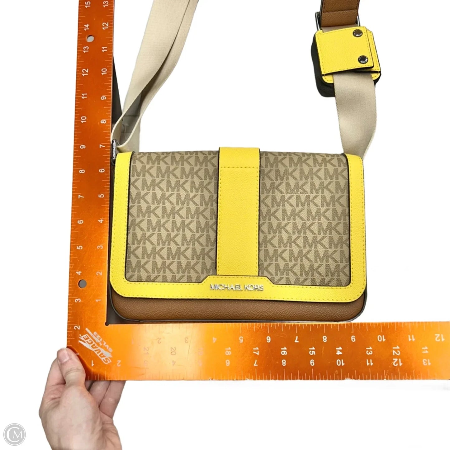 Crossbody Designer By Michael Kors, Size: Medium