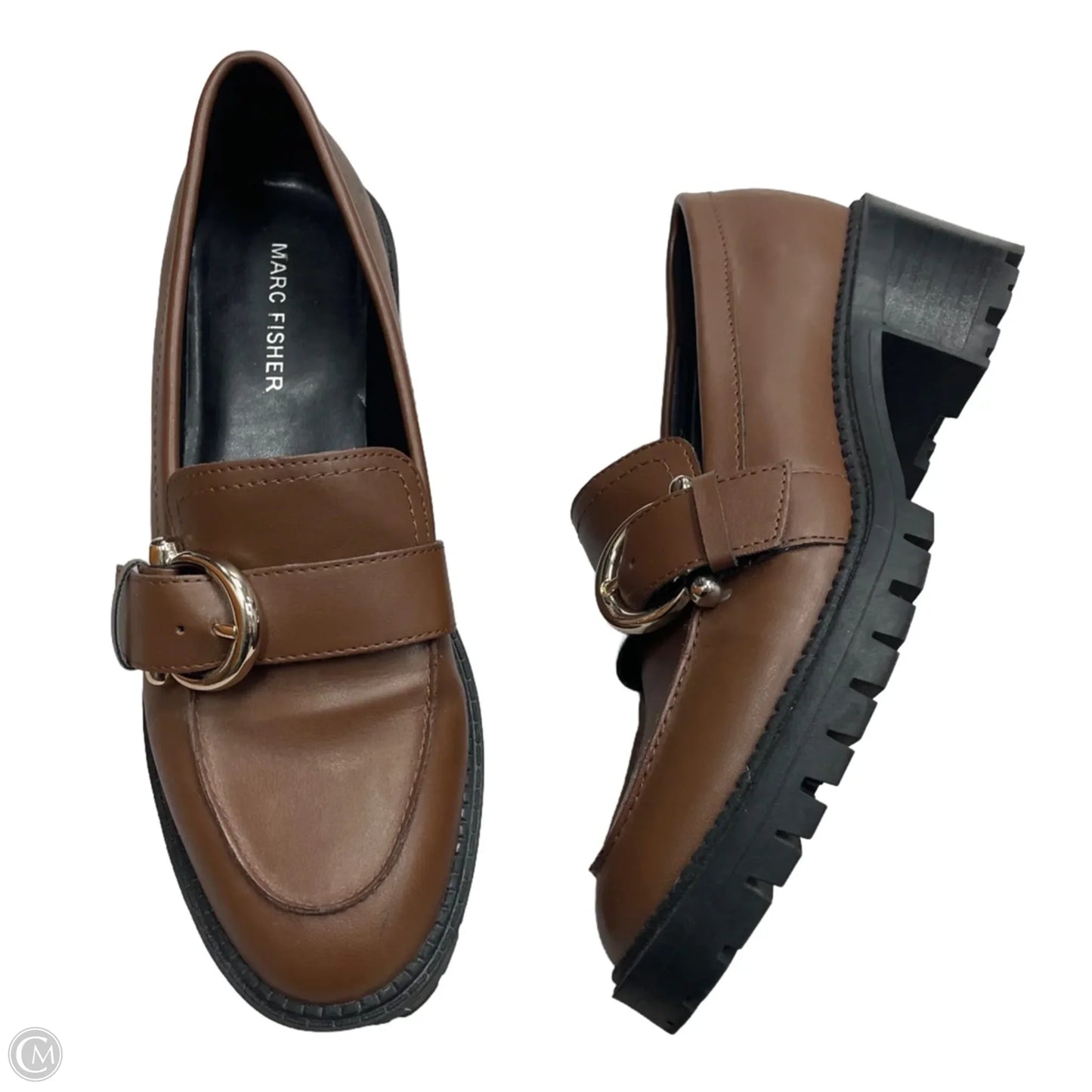 Shoes Heels Block By Marc Fisher In Brown, Size: 8