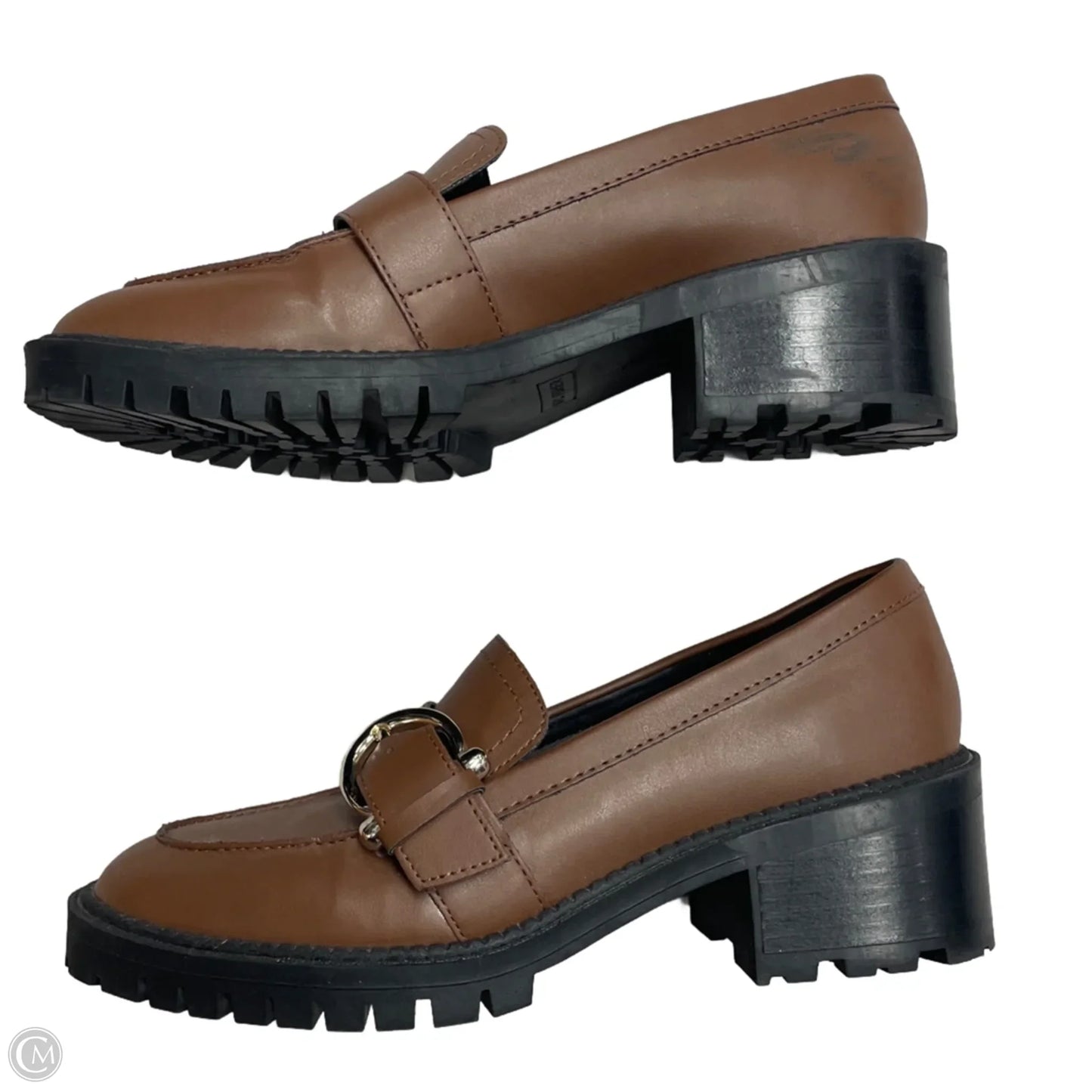 Shoes Heels Block By Marc Fisher In Brown, Size: 8