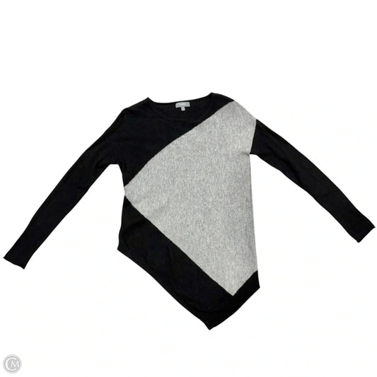 Sweater Designer By Neiman Marcus In Black & Grey, Size: Xs