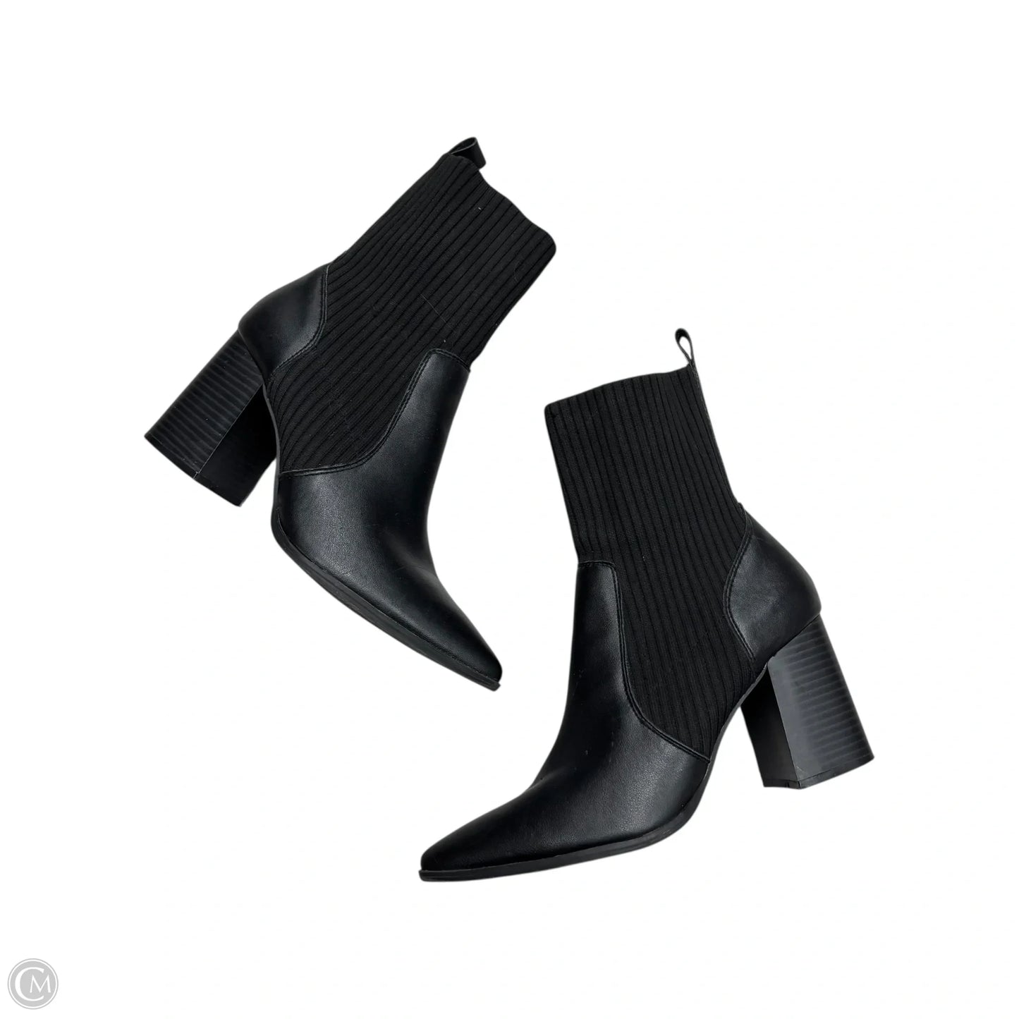 Boots Ankle Heels By Blondo In Black, Size: 7.5