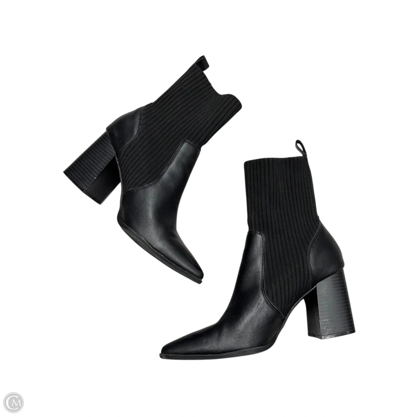 Boots Ankle Heels By Blondo In Black, Size: 7.5