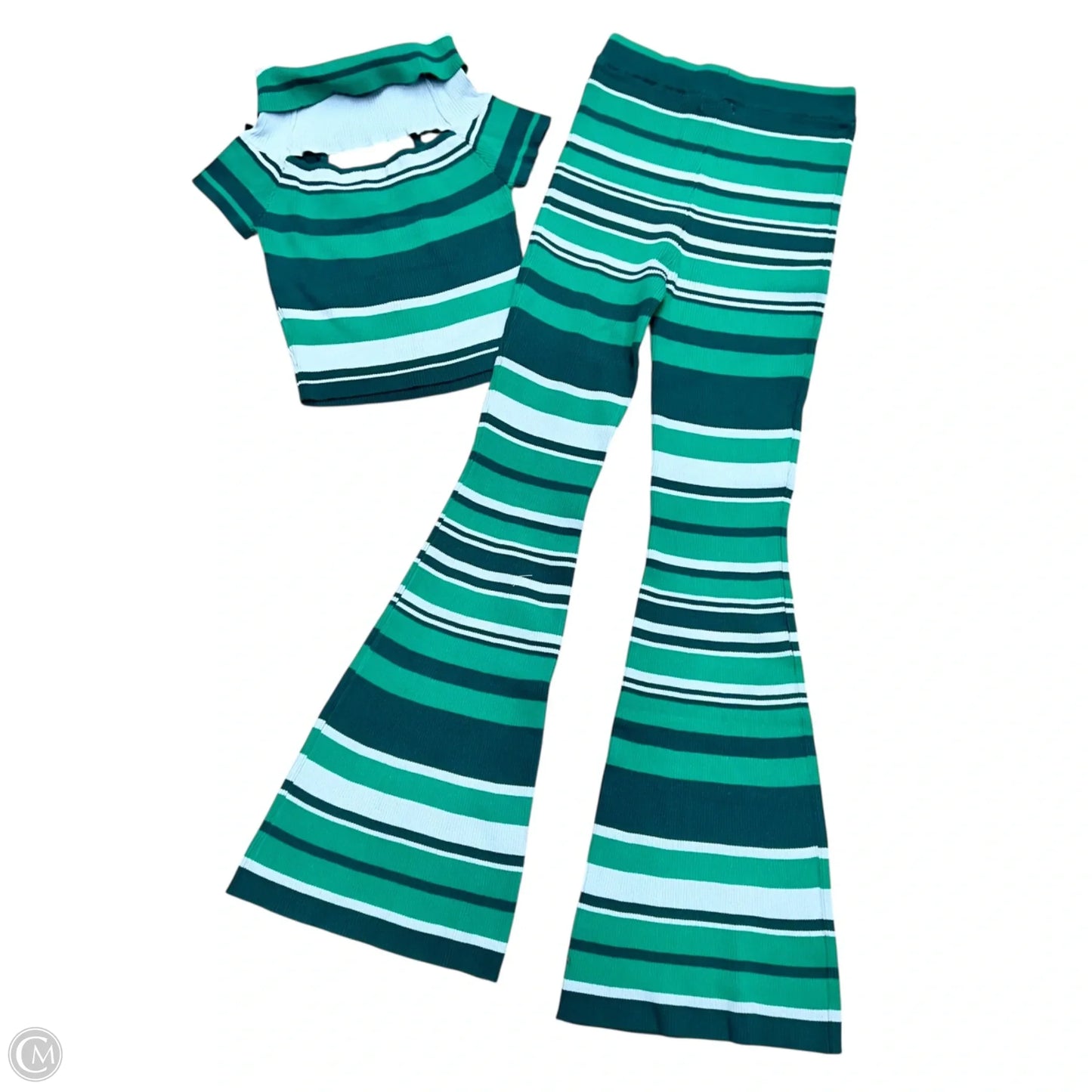 Pants Set 2pc By Fashion Nova In Green, Size: M