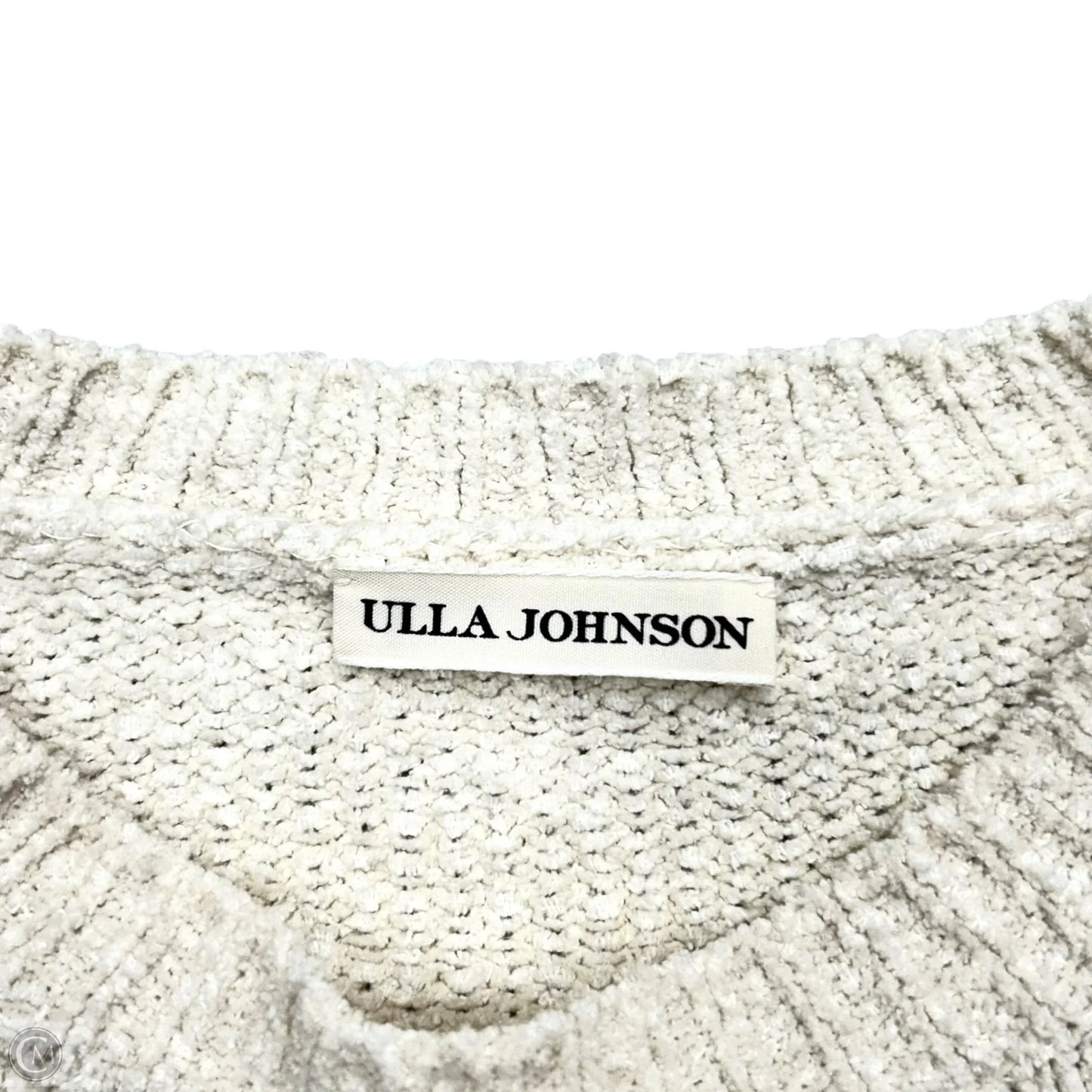 Sweater Short Sleeve By Ulla Johnson In Cream, Size: M