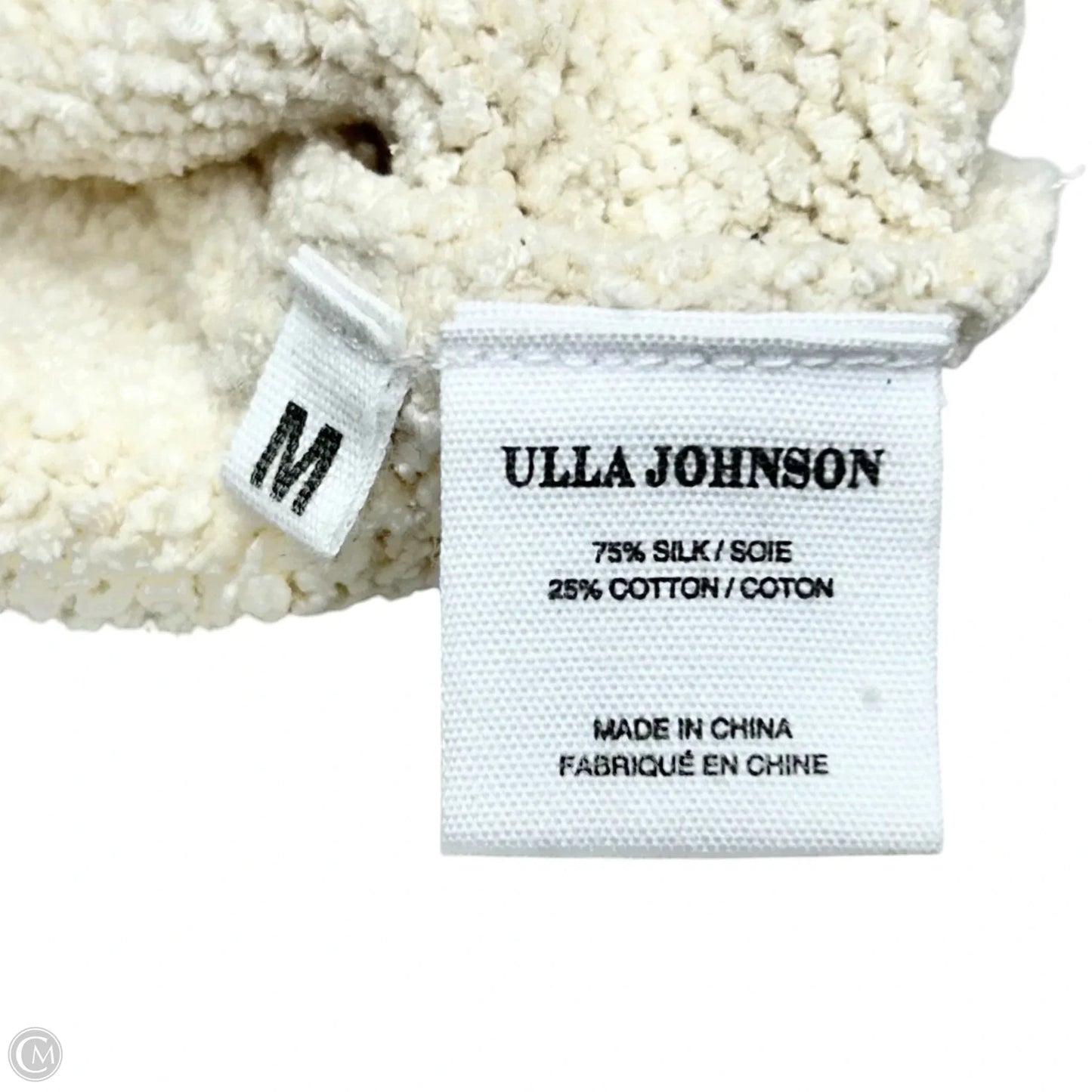 Sweater Short Sleeve By Ulla Johnson In Cream, Size: M