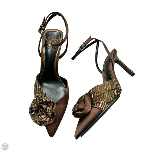 Shoes Heels Stiletto By Vince Camuto In Brown, Size: 8.5