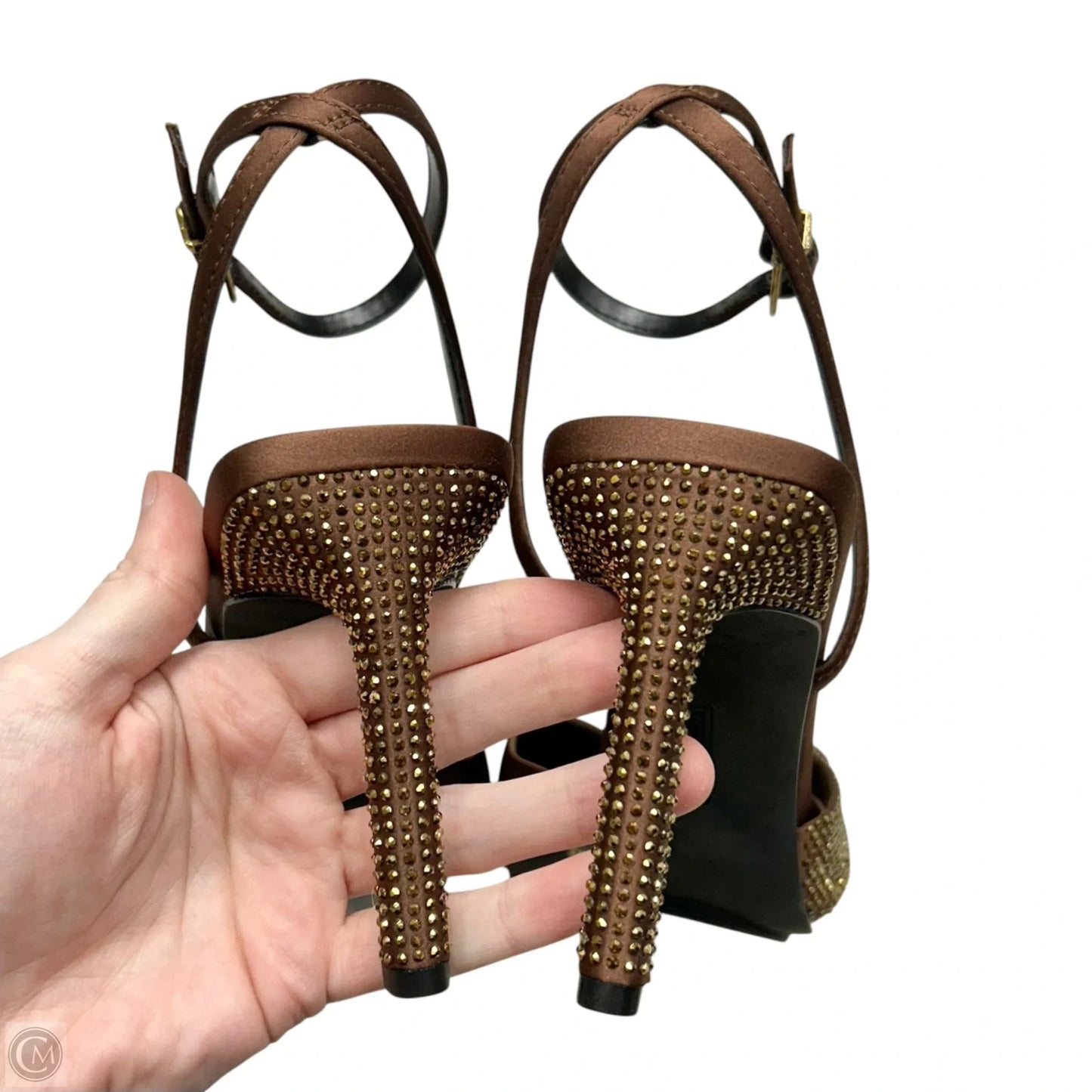 Shoes Heels Stiletto By Vince Camuto In Brown, Size: 8.5