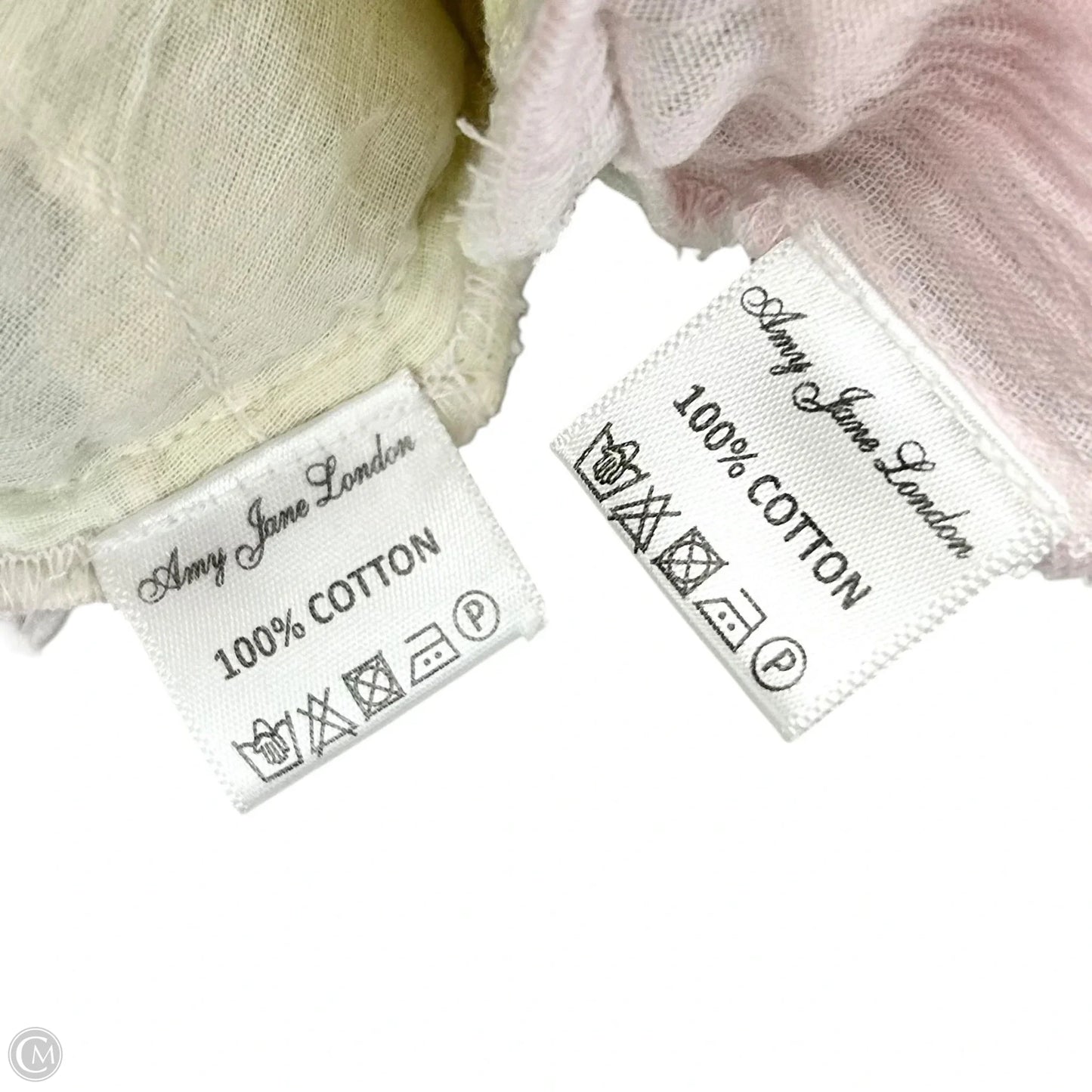 Skirt Set 2pc By Amy Jane London In Pink & Yellow, Size: M