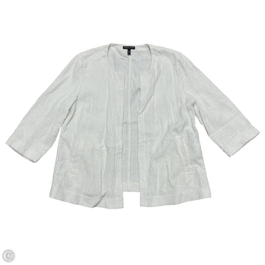 Cardigan By Eileen Fisher In White, Size: Mp