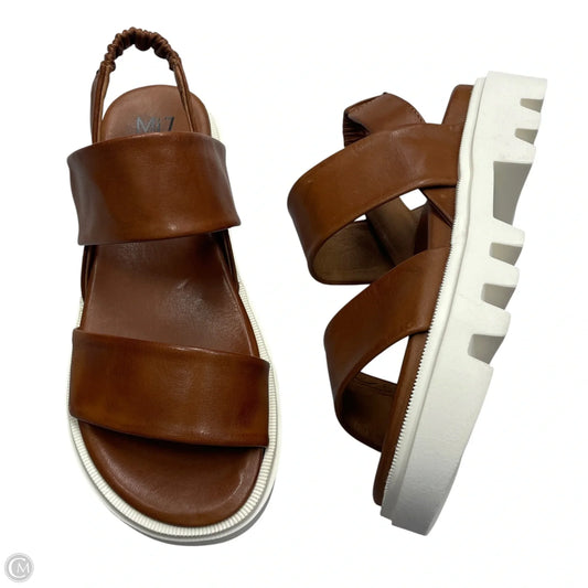 Sandals Flats By Miz Mooz In Brown, Size: 5.5