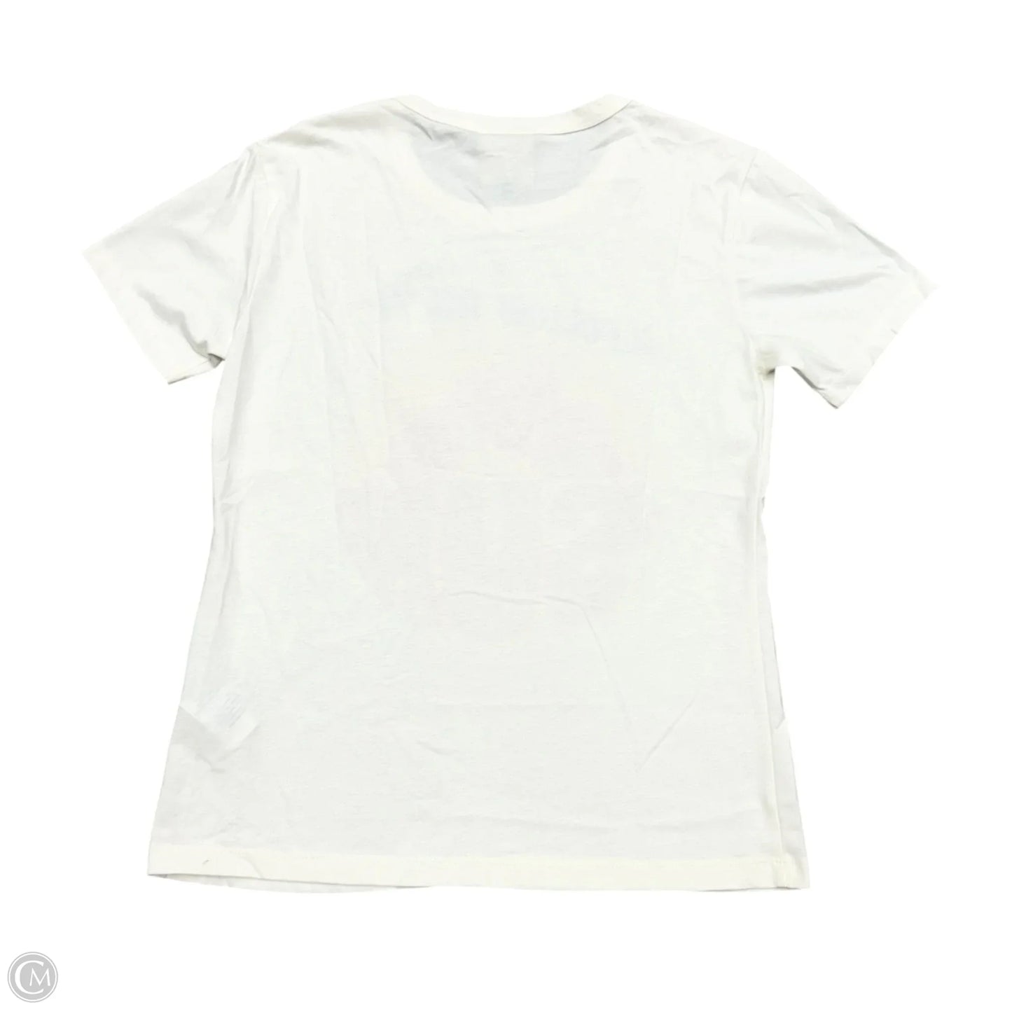 Top Short Sleeve By Farm Rio In White & Yellow, Size: Xs