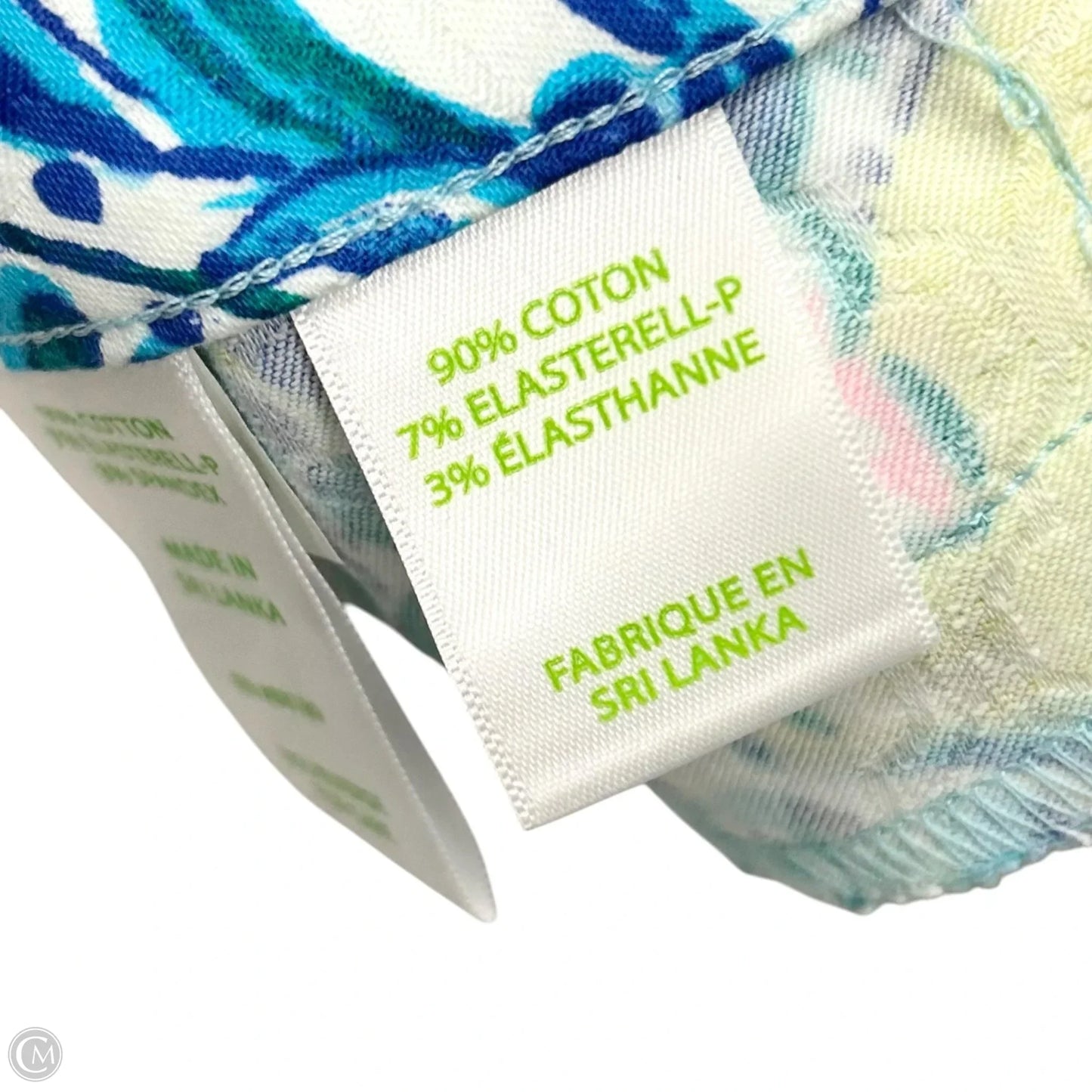 Pants Designer By Lilly Pulitzer In Blue & Yellow, Size: 0