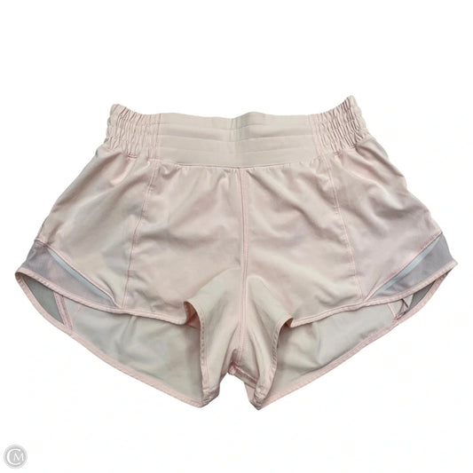Athletic Shorts By Lululemon In Pink, Size: S