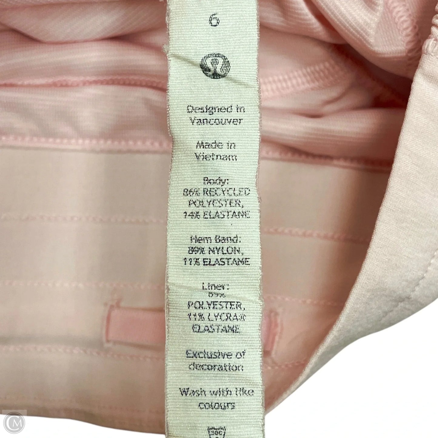 Athletic Shorts By Lululemon In Pink, Size: S
