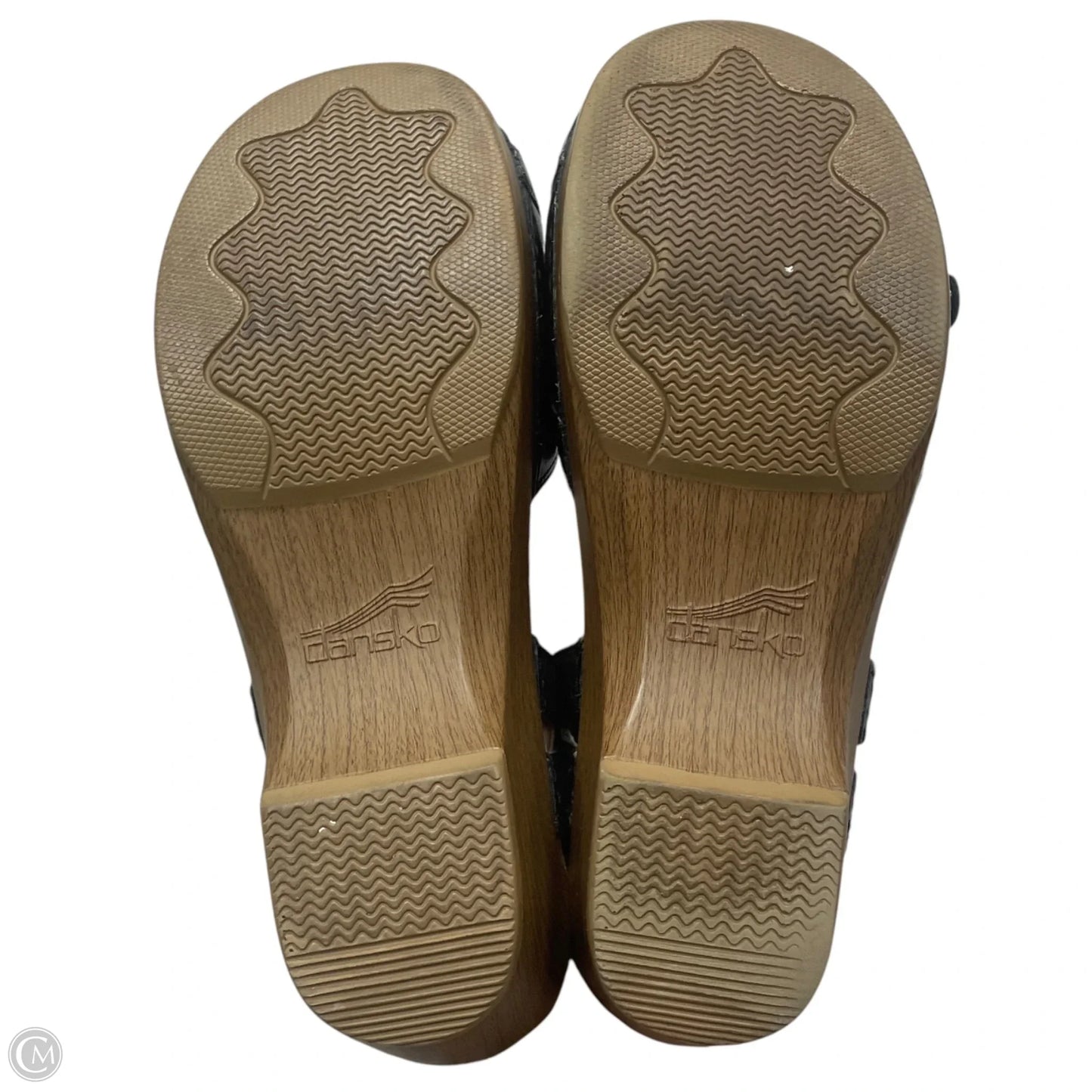 Sandals Heels Block By Dansko In Black, Size: 7.5