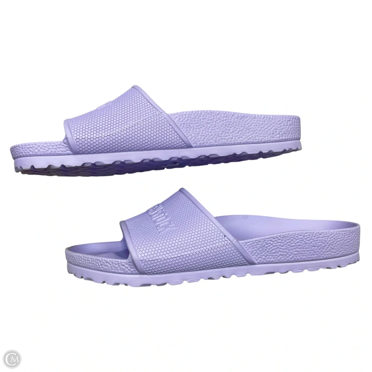Sandals Flats By Birkenstock In Purple, Size: 9