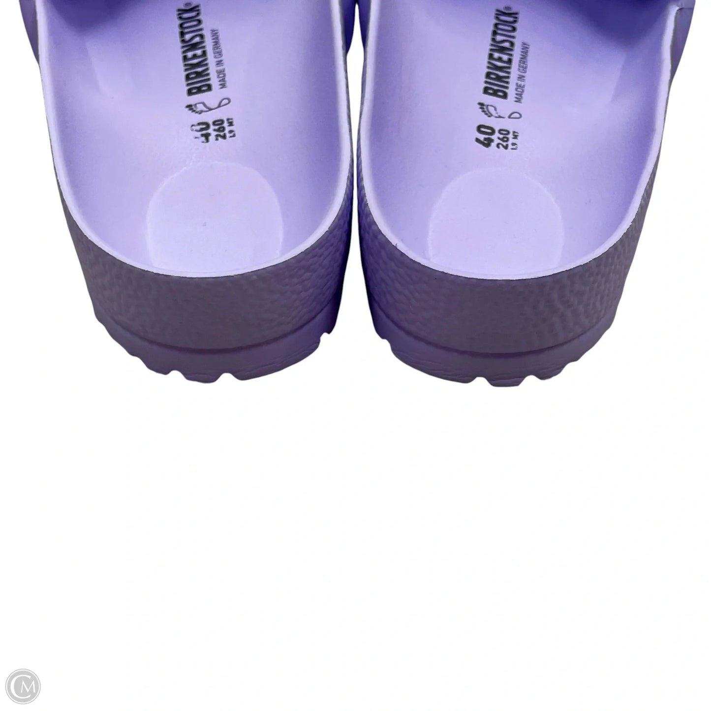 Sandals Flats By Birkenstock In Purple, Size: 9