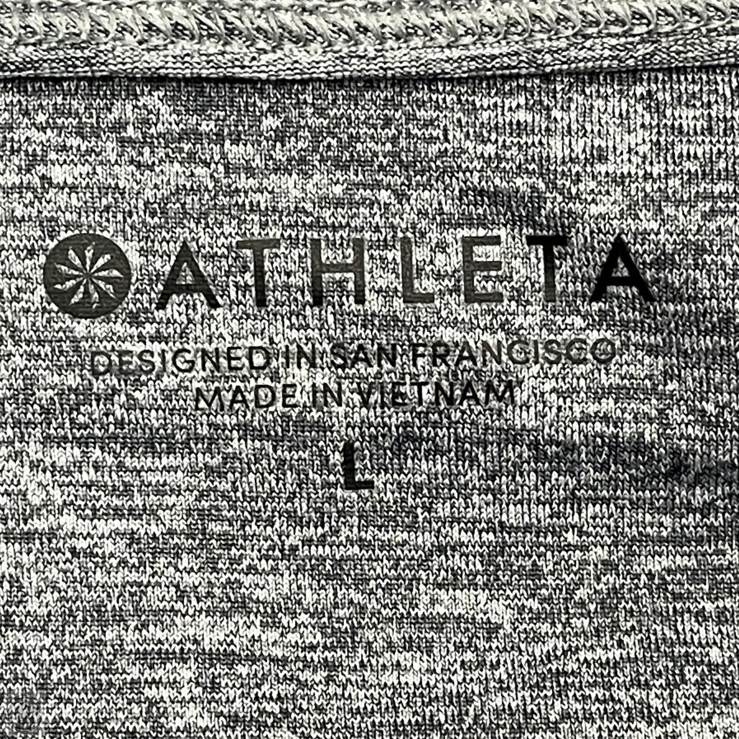 Athletic Top Long Sleeve Hoodie By Athleta In Grey, Size: L