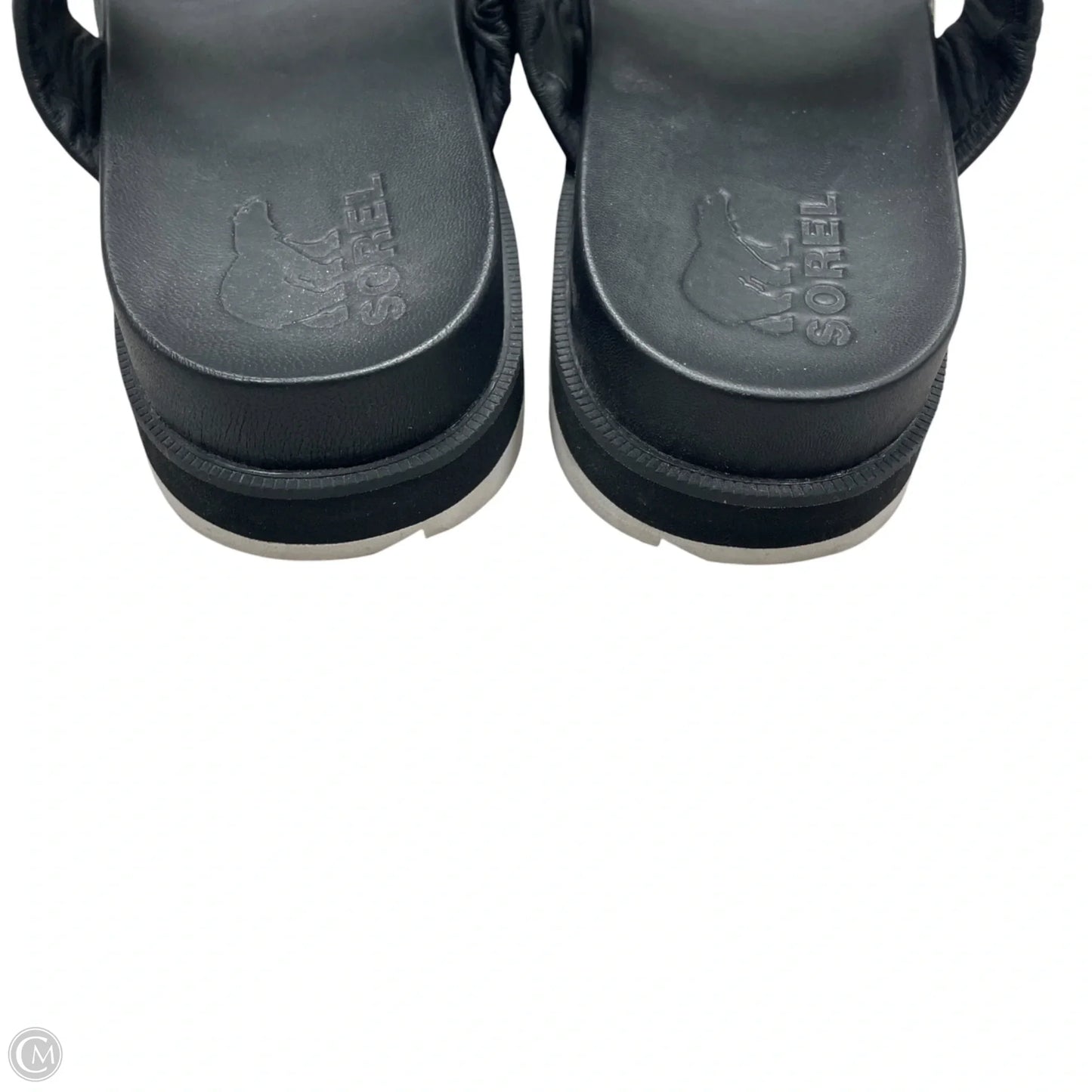 Sandals Flats By Sorel In Black, Size: 10