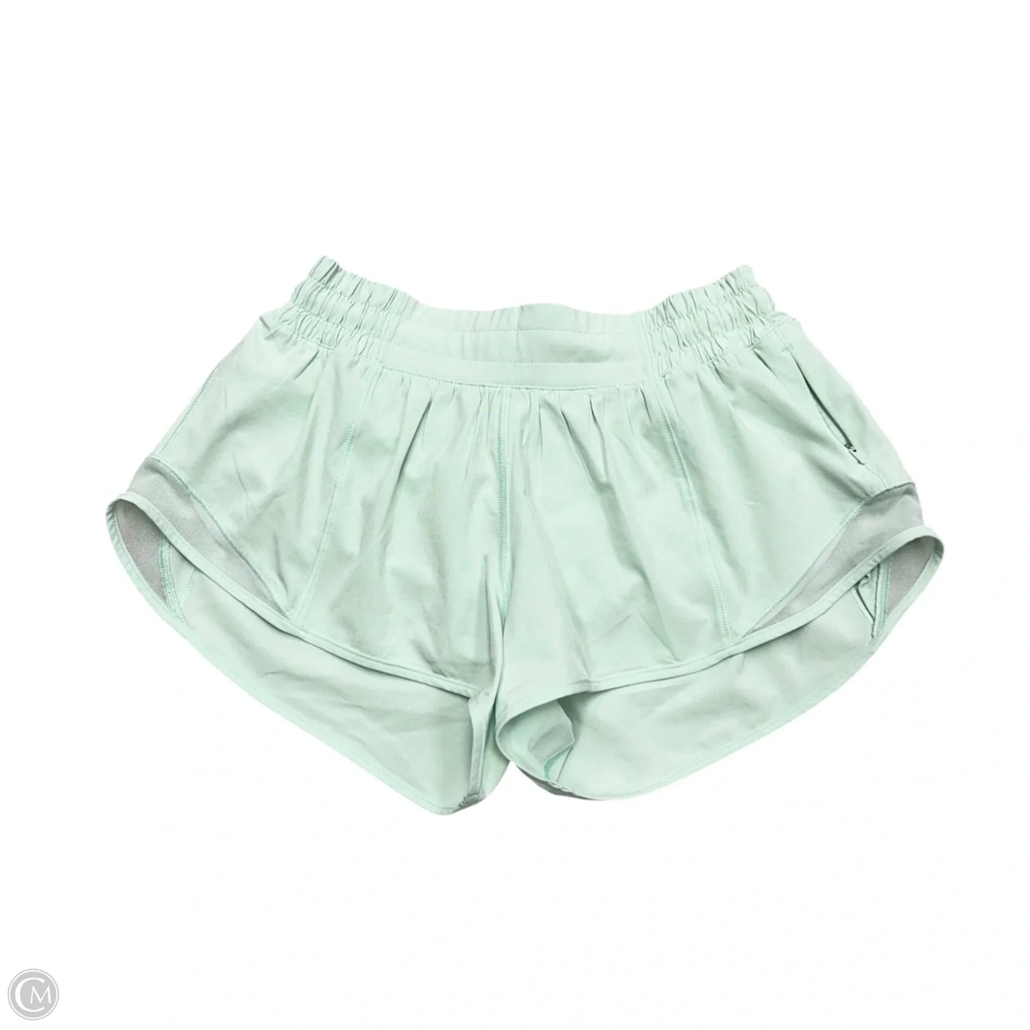 Athletic Shorts By Lululemon In Green, Size: S