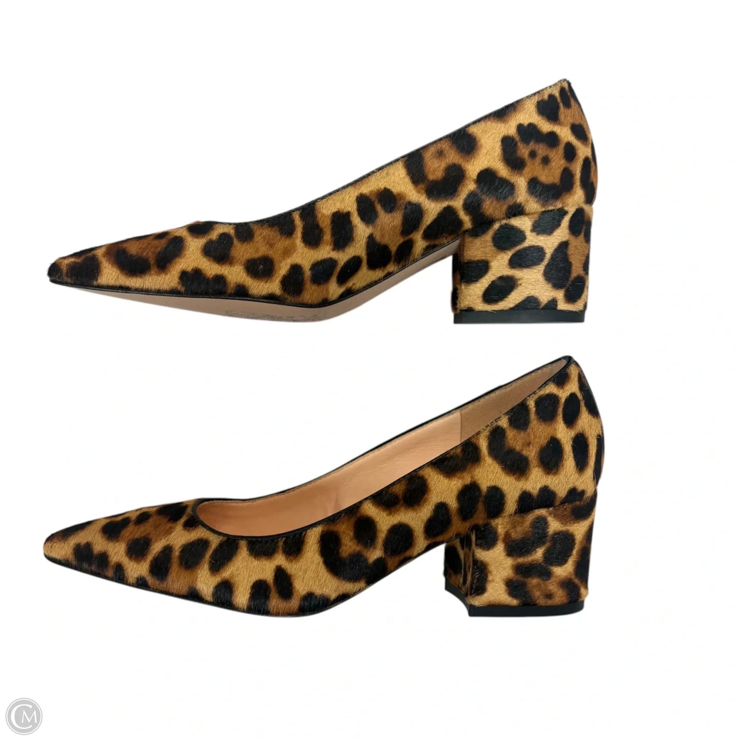 Shoes Heels Block By J. Crew In Animal Print, Size: 5