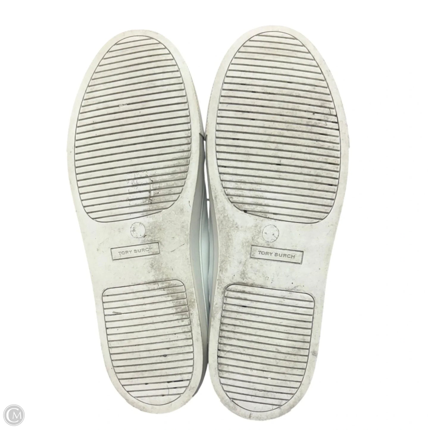 Shoes Designer By Tory Burch In Blue & White, Size: 11