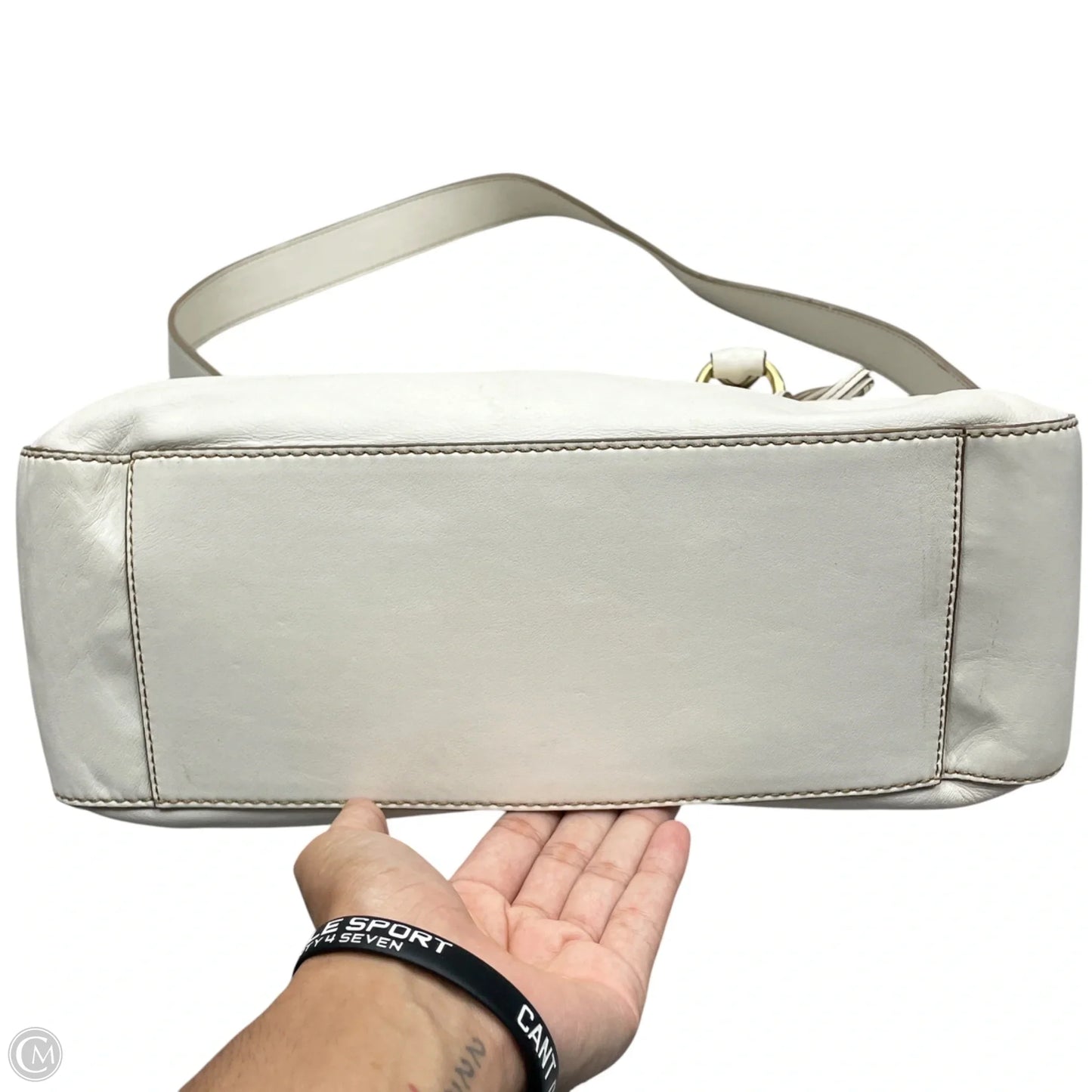 Handbag Leather By Talbots, Size: Medium