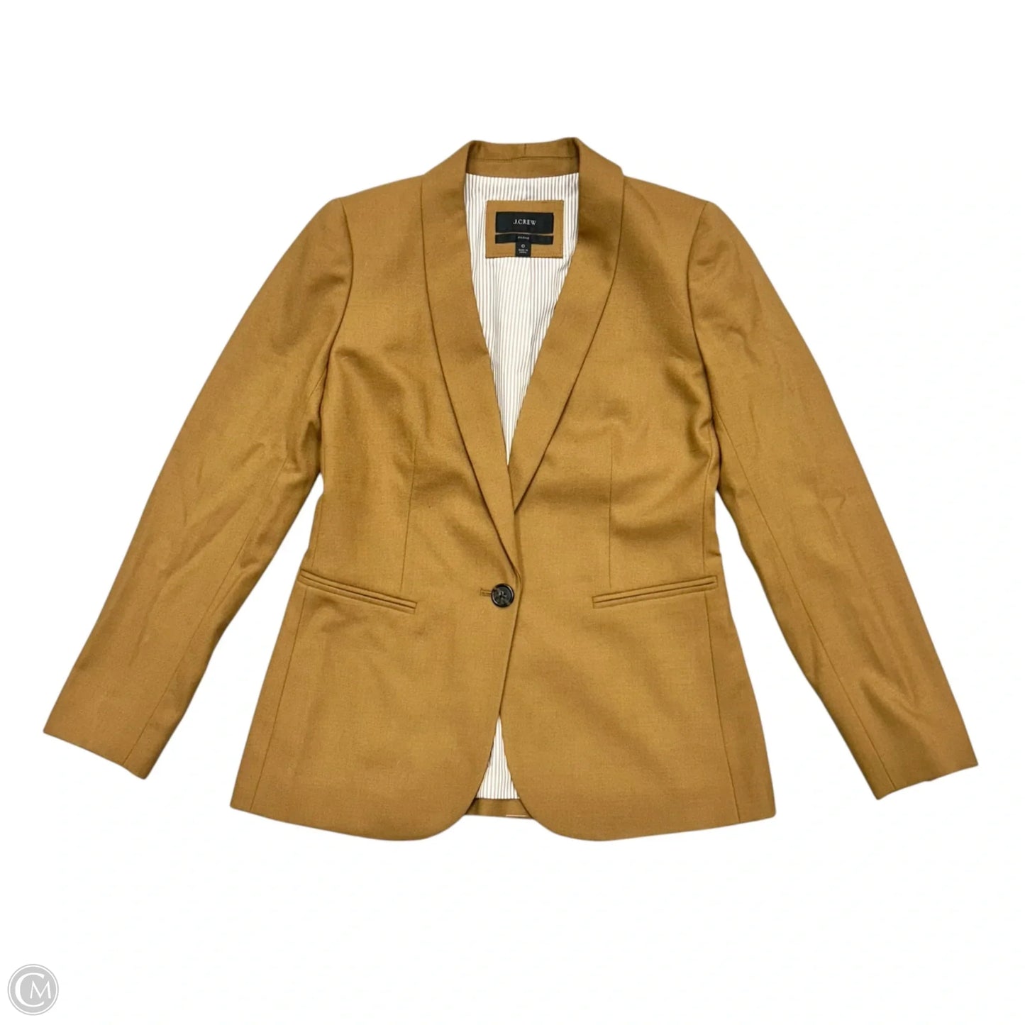 Blazer By J. Crew In Tan, Size: Xs