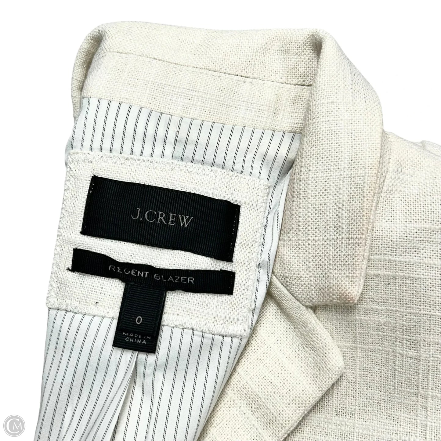 Blazer By J. Crew In Cream, Size: Xs