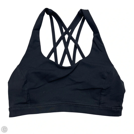 Athletic Bra By Lululemon In Black, Size: S