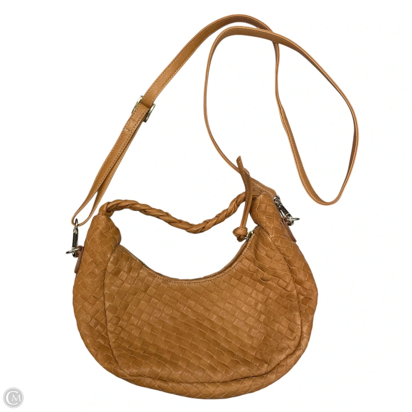 Crossbody Leather By Milaner, Size: Medium