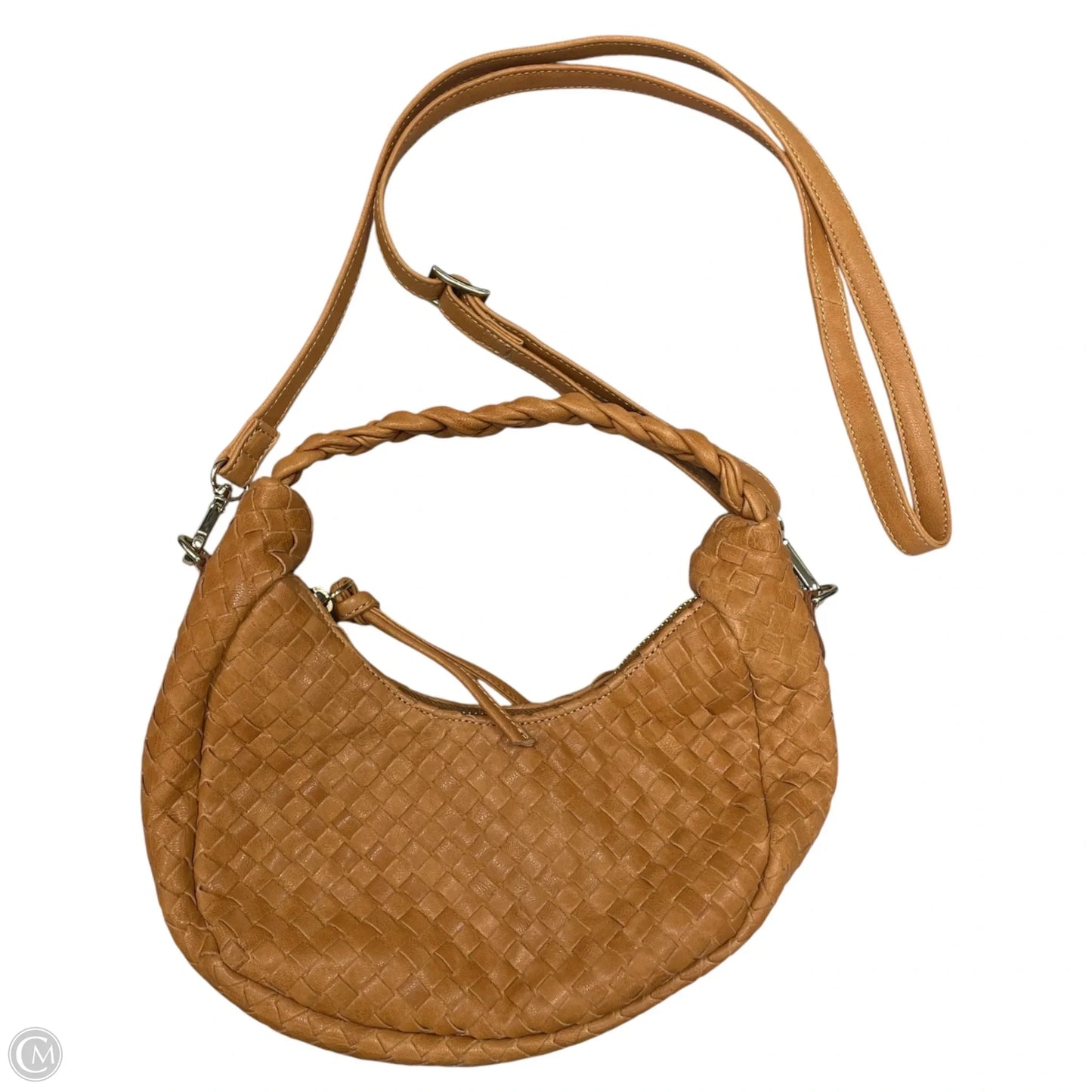 Crossbody Leather By Milaner, Size: Medium