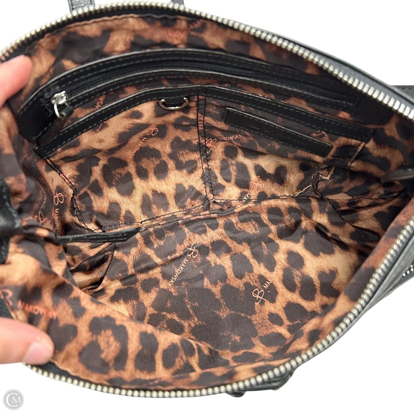 Crossbody Leather By B. Makowsky, Size: Small