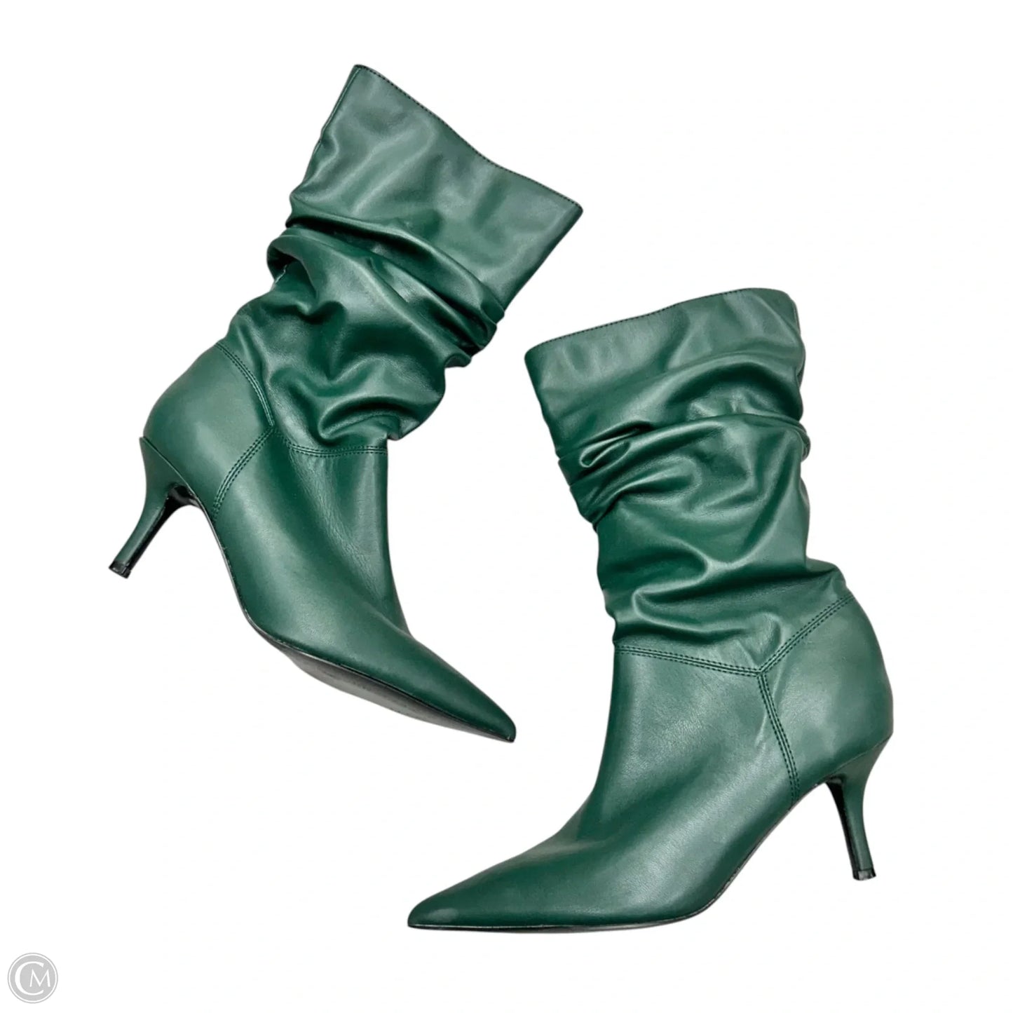 Boots Ankle Heels By Marc Fisher In Green, Size: 6.5