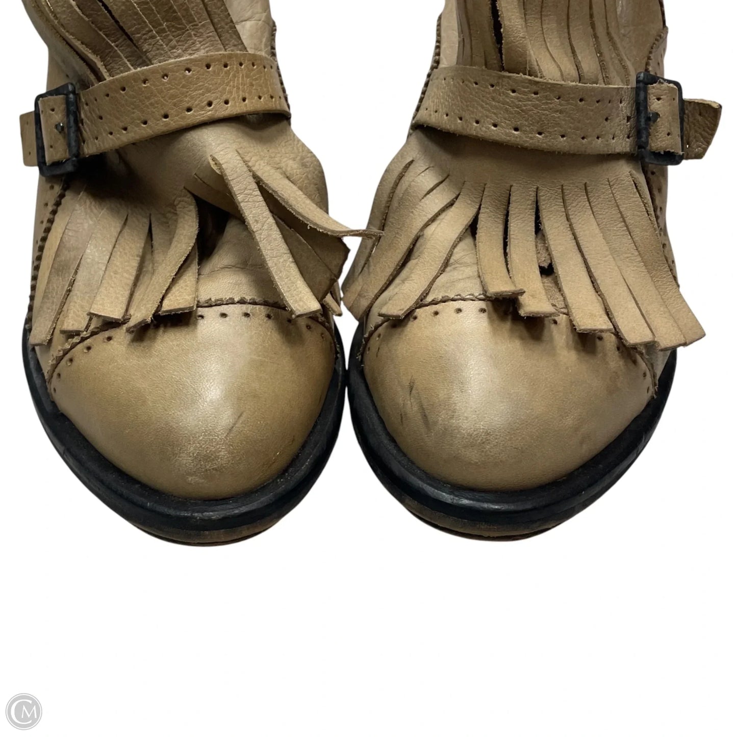 Boots Ankle Heels By Free People In Tan, Size: 8.5