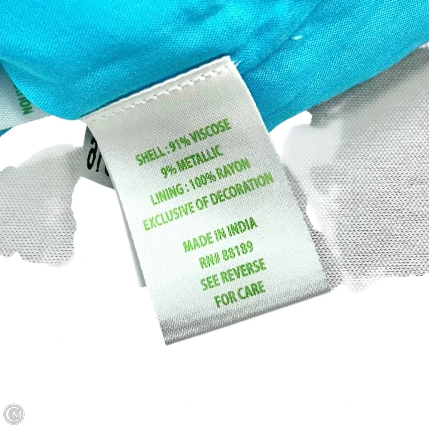 Top Long Sleeve Designer By Lilly Pulitzer In Blue & Gold, Size: S