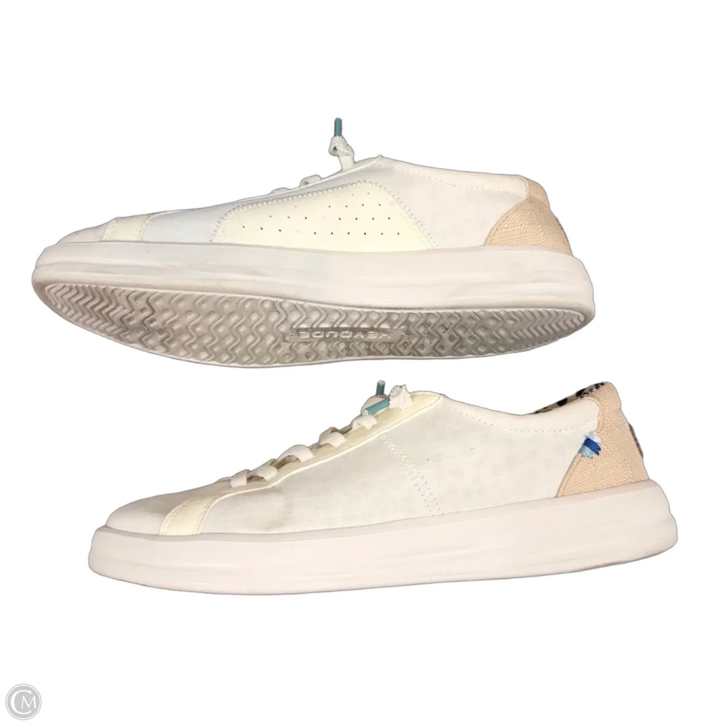 Shoes Sneakers By Hey Dude In Cream, Size: 11