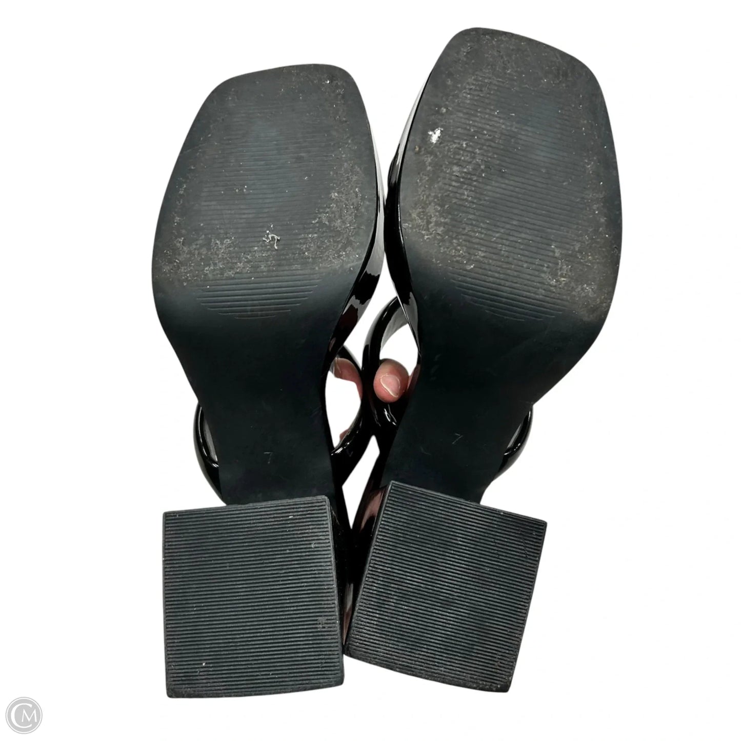 Shoes Heels Block By Botex Coll In Black, Size: 7