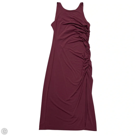 Dress Casual Maxi By Banana Republic In Maroon, Size: M